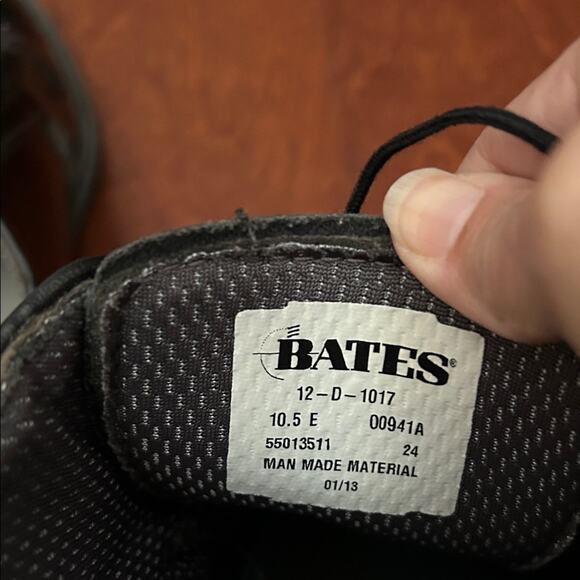 Bates Black Faux Patent Leather Oxfords, Perfect for Special Occasions Size 10.5 - Picture 13 of 14